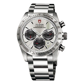 Fastrider Silver Dial Chronograph Stainless Steel Men's Watch 42000-SVSSS