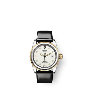 Tudor Glamour Date Automatic Diamond Silver Dial Ladies  display picture 2