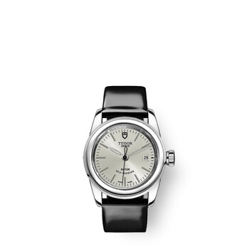 Tudor Glamour Date Automatic Diamond Silver Dial Ladies 