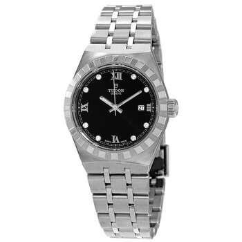 Royal Automatic Diamond Black Dial Watch M28300-0004