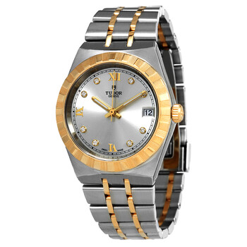 Royal Automatic Diamond Silver Dial Ladies Watch M28403-0002