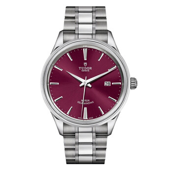 Style Automatic Burgundy Dial Men's Watch M12700-0011