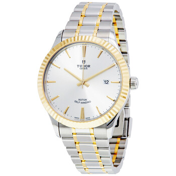 Style Automatic Silver Dial Men's Watch 12713-SVTT