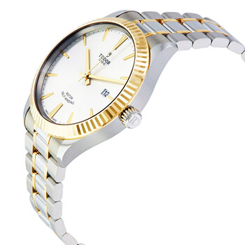 Style Automatic Silver Dial Men's Watch 12713-SVTT