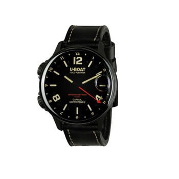 U-Boat Capsoil Quartz Black Dial Men's Watch 9674 - Watches