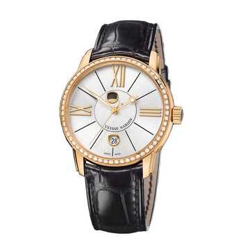 Classico Luna Black Dial 18kt Rose Gold Automatic Men's Watch 8296-122B-2-41 Classico Luna Black Dial 18kt Rose Gold Automatic Men's Watch 8296-122B-2-41