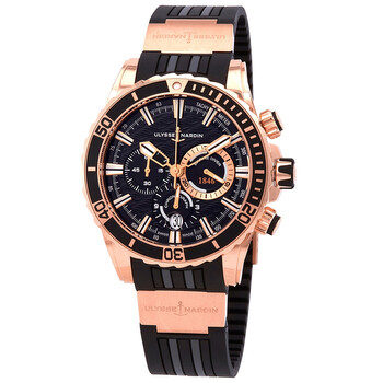 Diver Black Dial Men's 18kt Rose Gold Automatic Watch 1502-151-3/92 Diver Black Dial Men's 18kt Rose Gold Automatic Watch 1502-151-3/92