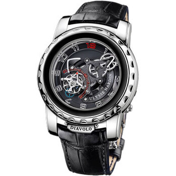 Freak Diavolo Black Dial Alligator Leather Automatic Men's Watch 2080-115