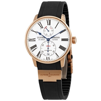 Marine Chronometer Torpilleur Automatic 18kt Rose Gold Men's Watch 1182-310-3/40