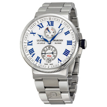 Marine Chronometer White Dial Stainless Steel Men's Watch 1183-126-7M-40 1183-126-7M/40 Marine Chronometer White Dial Stainless Steel Men's Watch 1183-126-7M-40 1183-126-7M/40