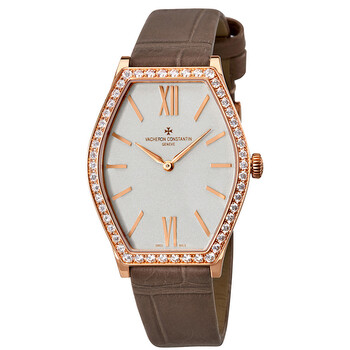 Malte Silver Dial 18K Rose Gold Diamond Ladies Watch 25530000R-9742