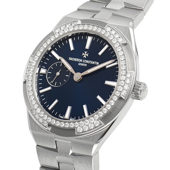 Overseas Blue Lacquered Dial Ladies Automatic Steel Watch 2305V/100A-B170