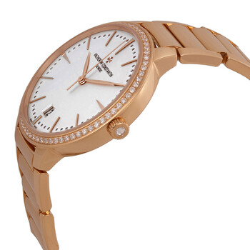 Patrimony Contemporaine Silver Dial 18kt Rose Gold Ladies Watch 85515CA1R-9840