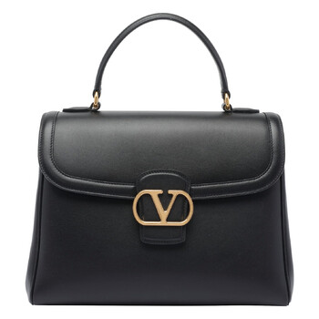 Valentino Garavani V Logo Signature Leather Vanity Case