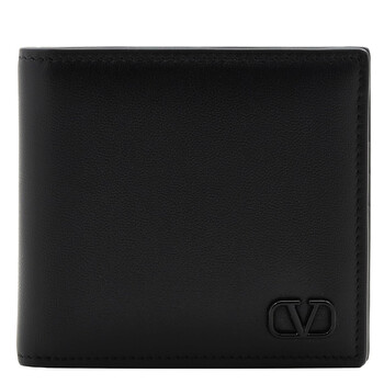★関税込★VALENTINO★GARAVANI SMOOTH LEATHER BILLFOLD WALLET Valentino Garavani VLTN Leather Wallet | Black | FARFETCH