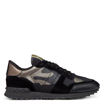 Valentino Garavani Garavani Rockrunner Camouflage Sneakers  display picture 1