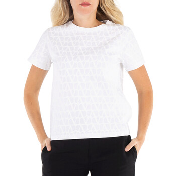 STELLA McCARTNEY Tシャツ 457142 SLW23 9000 Stella McCartney Mini Star Crystal Embroidered T-Shirt