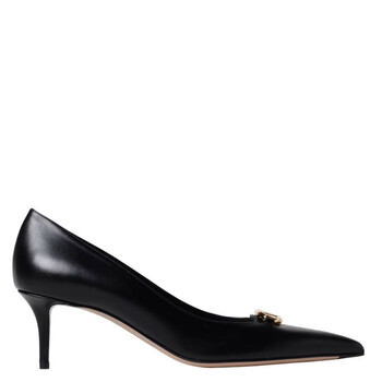 VLogo Pointed-Toe Calfskin Pumps 5W2S0JE1EEY0NO