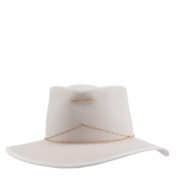 Ladies White Anna Hat