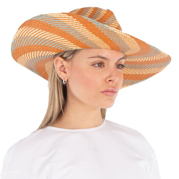 Terra Beige Ema Straw Large Brim Hat