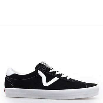 スニーカー VANS Men Sneakers Black VN0009QC 6BT1 Vans Black Suede Knu Skool Low-Top Sneakers, Size B4 / W5.5