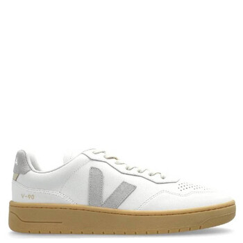 V-90 Leather Low-Top Sneakers VD2003893B-EXTRA-WHITE_LIGHT-GREY_N