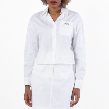 Barocco Jacquard Cropped Shirt