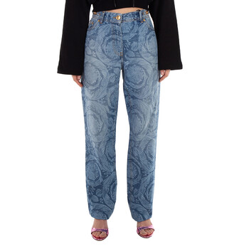 デニム・ジーパン BURBERRY STRAIGHT FIT DENIM JEANS Burberry High-Rise Straight-Leg Denim Jeans, Size 25