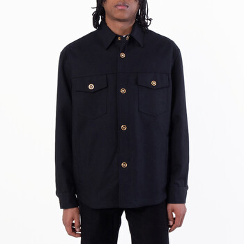 Black Wool Cavalry Blouson Overshirt 1018867-1A08771-BLACK