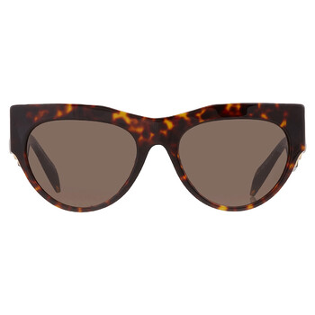 Dolce & Gabbana Dark Brown Butterfly Ladies Sunglasses