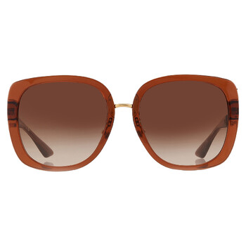 Versace Brown Gradient Square Ladies Sunglasses VE2247D 148213 57 