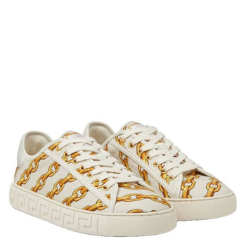 Chain Stripes Greca Sneakers