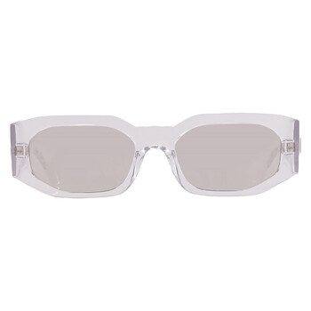 Clear Mirror Silver Irregular Sunglasses VE4489U 148/8V 55