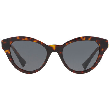 Versace Dark Grey Cat Eye Ladies Sunglasses VE4433U 538387 54 