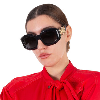 Dark Gray Irregular Ladies Sunglasses VE4424U GB1/8756