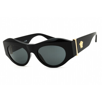 Versace VE4436U GB1/81 Aviator Sunglasses - Black/Grey Polarized Versace VE4436U GB1/81 57 Black/Dark Grey Polarised  main image 3