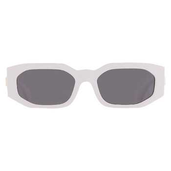 Versace Dark Grey Rectangular Ladies Sunglasses VE4474U 314  display picture 3