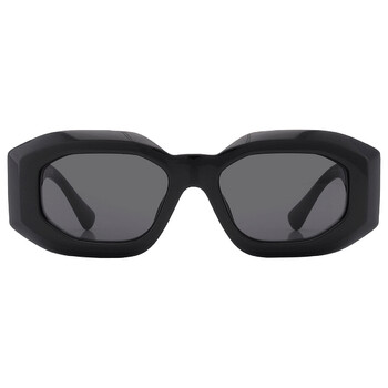 Dark Grey Irregular Men's Sunglasses VE4425U GB1/87 53