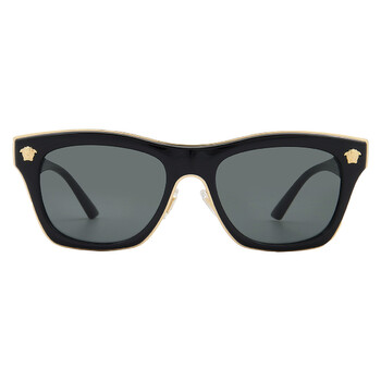 Dark Grey Square Men's Sunglasses VE2272 GB1/87 53