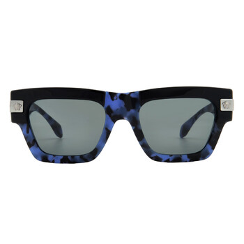 Versace Dark Grey Rectangular Men's Sunglasses VE4464 545787 52