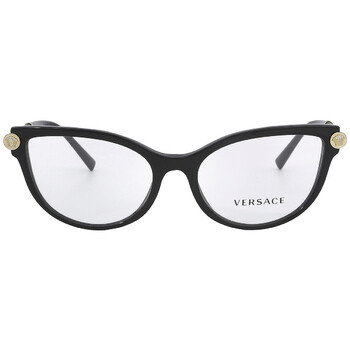 Versace Demo Square Ladies Eyeglasses VE3316 GB1 55