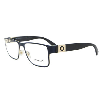 Demo Rectangular Men's Eyeglasses VE1274 1468 57