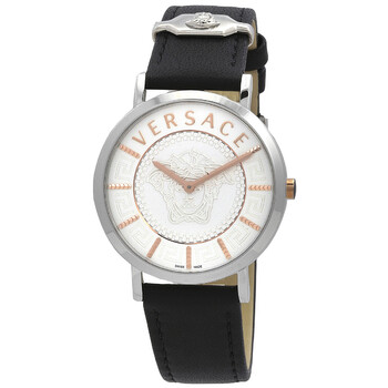 Versace Palazzo Quartz Rose Dial Ladies Watch VECQ00718