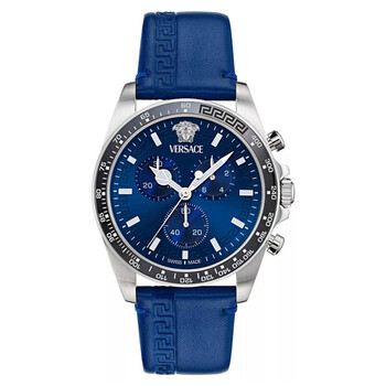 Versace Sport Chrono Quartz Blue Dial Men's Watch VEZCA0124
