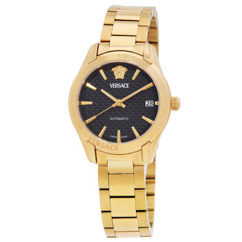 Greca Classic Automatic Black Dial Ladies Watch VESCA0624