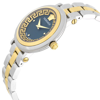 Greca Flourish Quartz Green Dial Ladies Watch VE7F00523