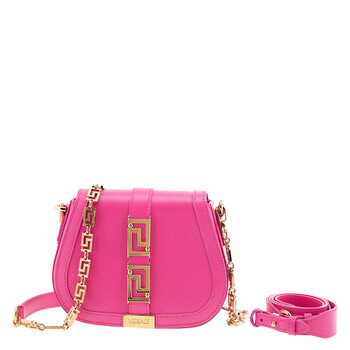 Greca Goddess Small Shoulder Bag - Pink