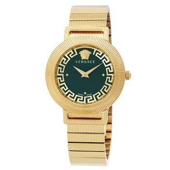 【国内即納】VERSACE PALAZZO EMPIRE VECQ00618 Versace VECQ00618 Palazzo Empire Gold Stainless Steel