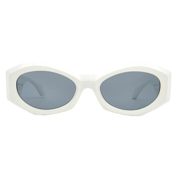 Versace Dark Gray Irregular Men's Sunglasses VE4425U 314/87