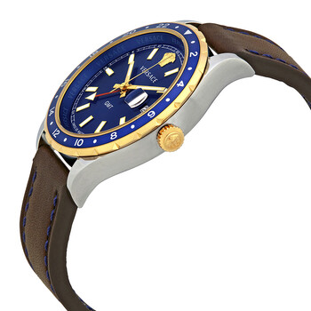 Hellenyium GMT Blue Dial Men's Watch V11080017